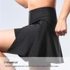 Ousen Women's Slim-Fit Cycling Skirt Shorts with Silicone Pad