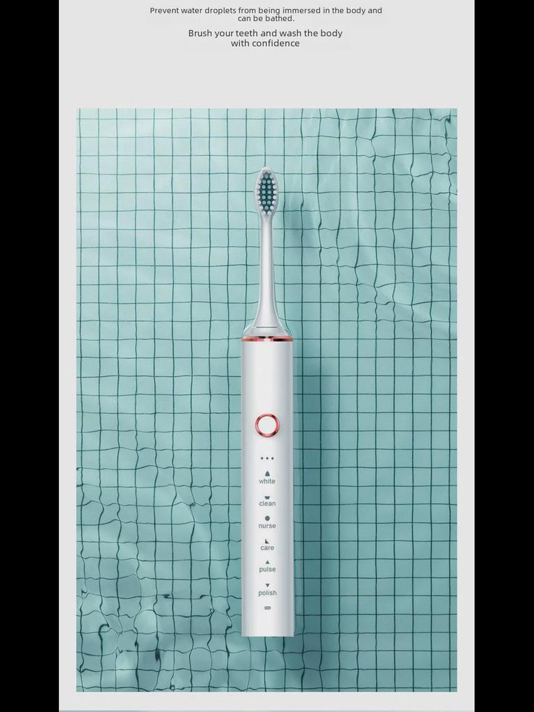 Rechargeable Soft Bristle Electric Toothbrush for Adults - Portable Gift Edition