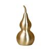 Brass Polished Gourd Table Ornament - High-Polish Brushed Copper Decor