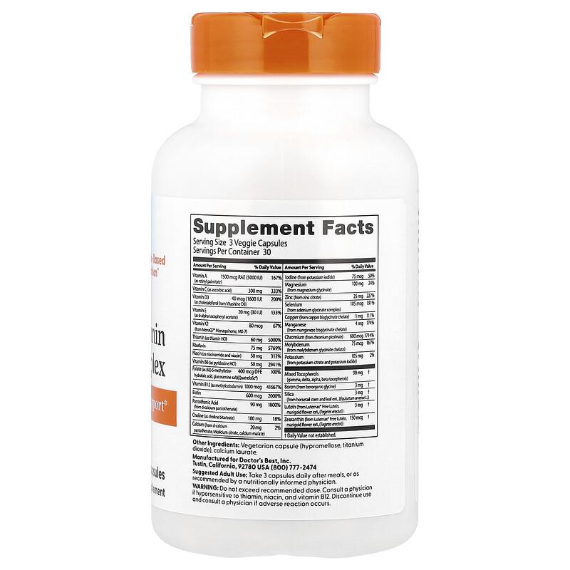 Multi-Vitamin Mineral Complex, 90 Veggie Capsules