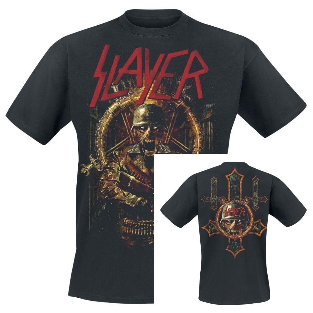 Y2k Summer Slayer Graphic Cotton Band Shirt Unisex Summer Short Sleeve Fashion Brand Tee Luxury Casual Vintage