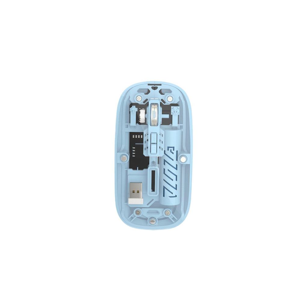 High Definition Transparent Magnetic Shell Silent Dual-mode Mouse 2.4G Wireless 500mAh Ultra Long Battery Life