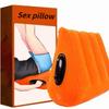 Toughage Inflatable Sex Triangle Orange Pillow Furniture Sex Aid Position Cushion BDSM Adult Game Erotic Sex Toys for Couple