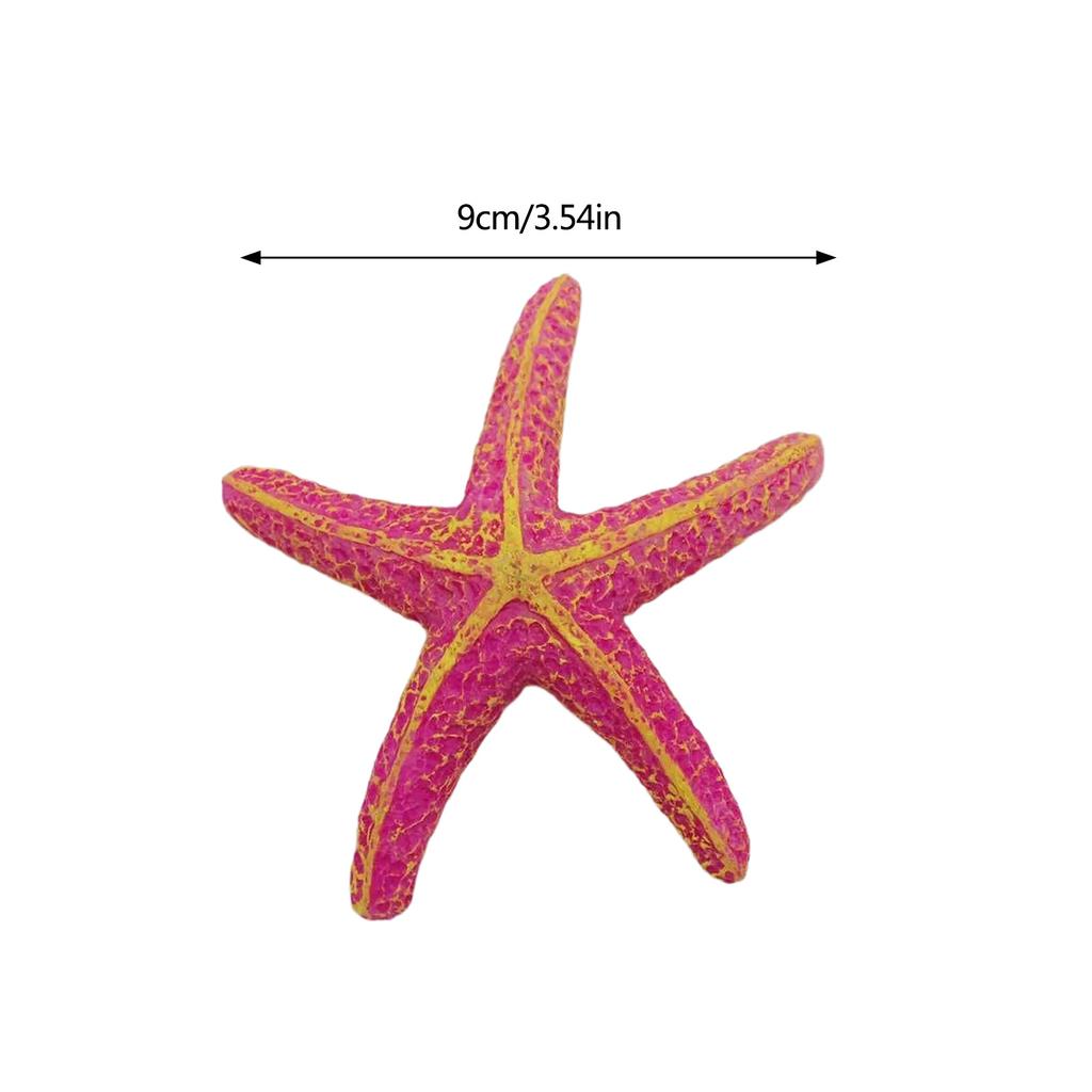 Water Resistant Fish Tanks Accessory Starfishes Office Fish Tanks Ornaments for Home and Office Aquariums