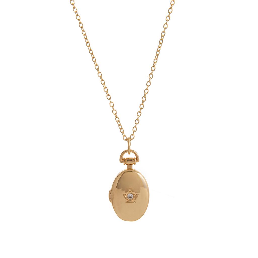 Retro Style Circular Opening and Closing Photo Album Mother's Day Gift Photo Box Oval Square Necklace Pendant for Women