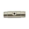 One Spray Site 3/8'' Slip-lock Straight Connector Copper Pneumatic Joint Mist Cooling System Quick Coupling 1 Pc