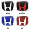 Car Steering Wheel Emblem H-Sticker For Honda Civic Accord Jazz Fit CRV Odyssey City Pilot Vezel Prelude Insig