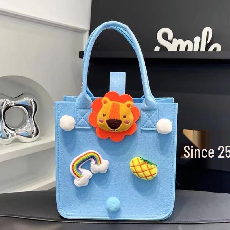 Cute Cartoon Handbag: Perfect Gift & Convenient Shopping Tote for Moms