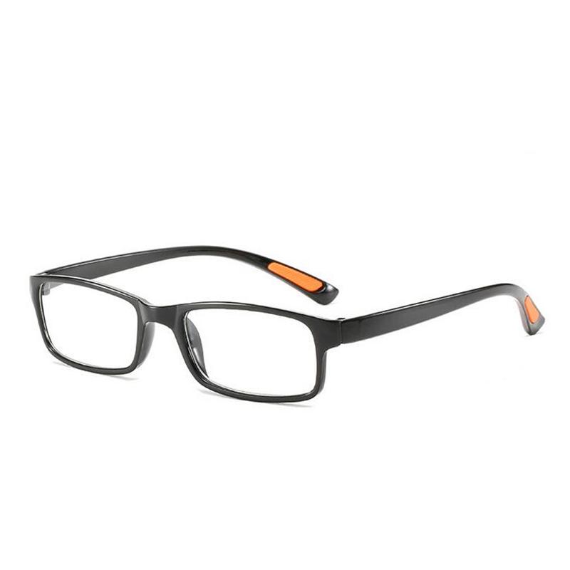 

Ultra-light TR90 Square Myopia Glasses With Degree Women Men Student Prescription Eyeglasses Black-Red Frame -0.5 -1.0 To -6.0 0 чорний