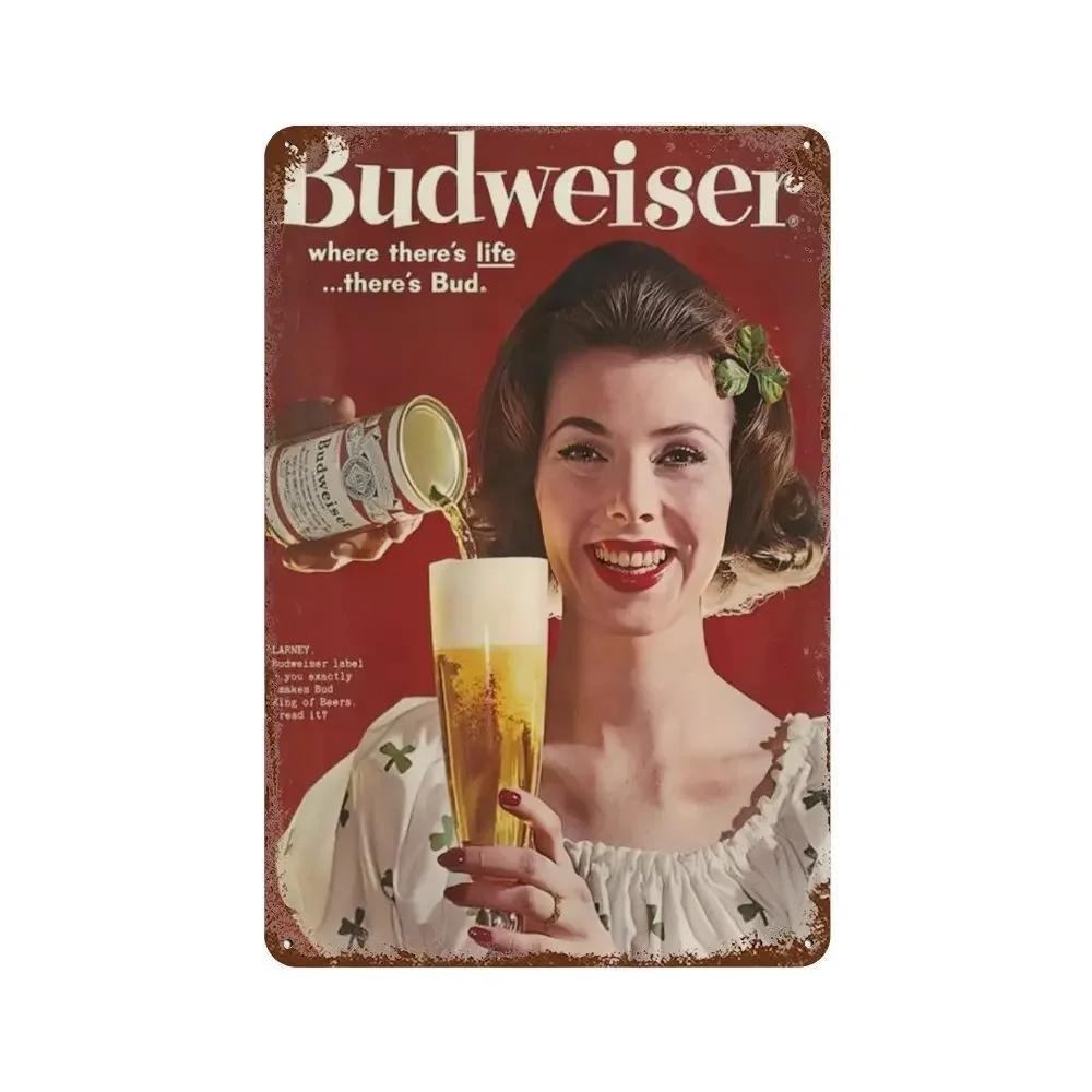 Famous Beer Brand Poster Metal Tin Sign Retro Belgian Dutch Beers Metal  for Bar Pub Club Man Cave Room Plaque Wall Art Decor