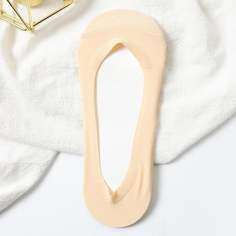 

Женские летние тонкие хлопковые носки с нескользящей подошвой, не сползающие с пятки, с мелким вырезом, невидимые, влагоотводящие 1 pair