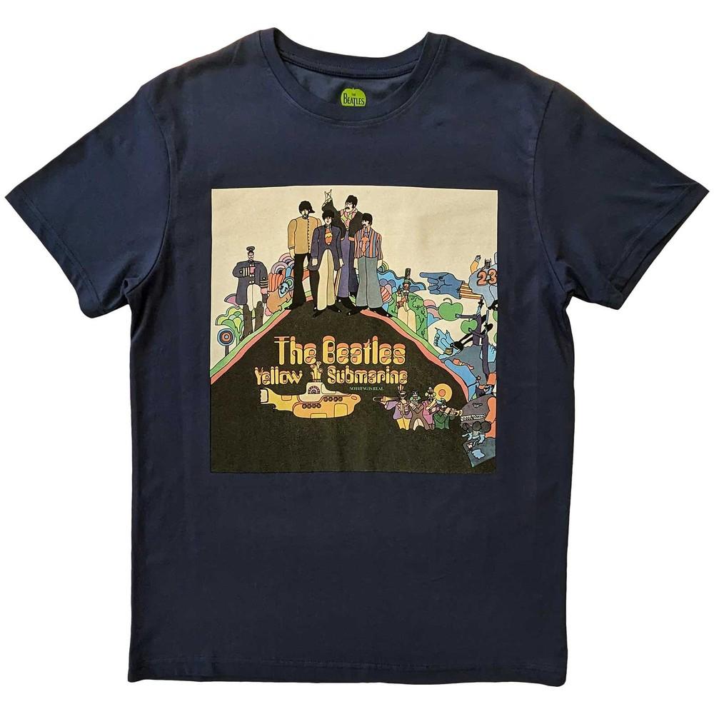 The Beatles Yellow Submarine Album Cover Official Mens Unisex T-shirt M