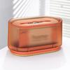 Simple Tissue Box Translucent Mask Storage Case Napkin Holder Container Large Capacity Wet Tissue Paper Dispenser Organizer