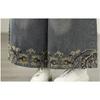 New Plus Size Women Jeans Loose Denim Trousers Casual Big Size Long Pants Autumn Embroidery