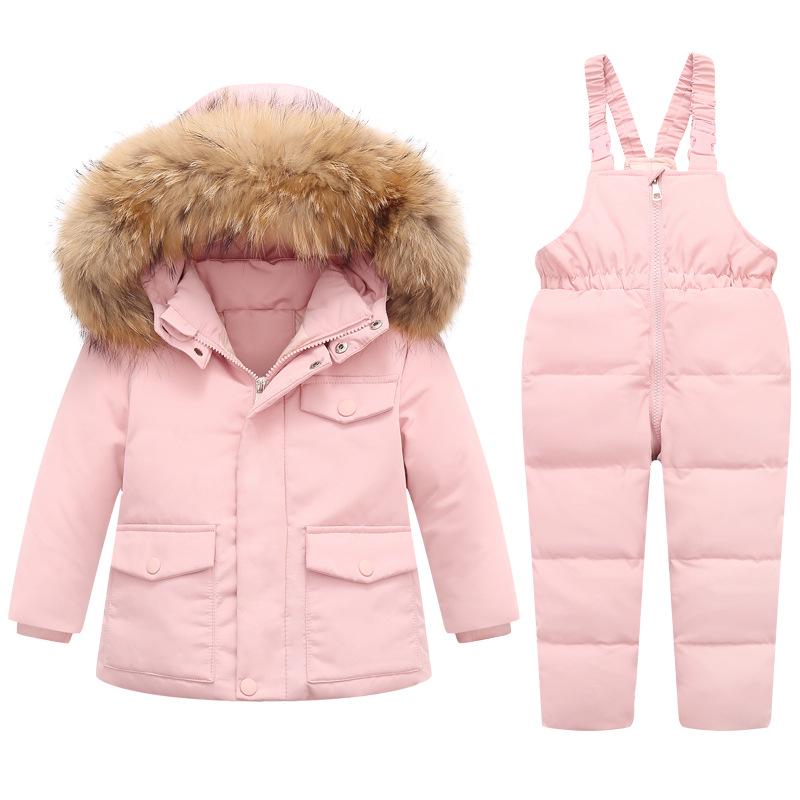 European & American Style Children's Thickened Winter Down Suit for 1-5 Year Old Girls & Boys