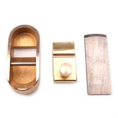 Convex Curved Sole Woodworking Plane Cutter Brass Luthier Tool for Violin Viola Cello Wooden Instrument