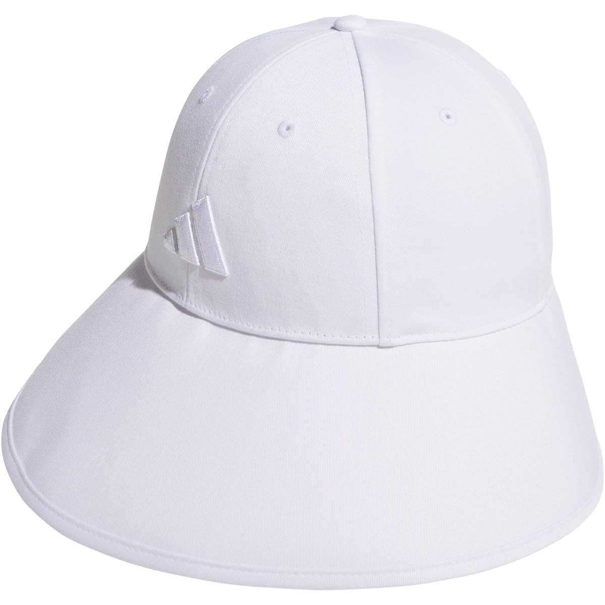 

Adidas Golf Women s White Tonal Logo Wide Brim Golf Cap