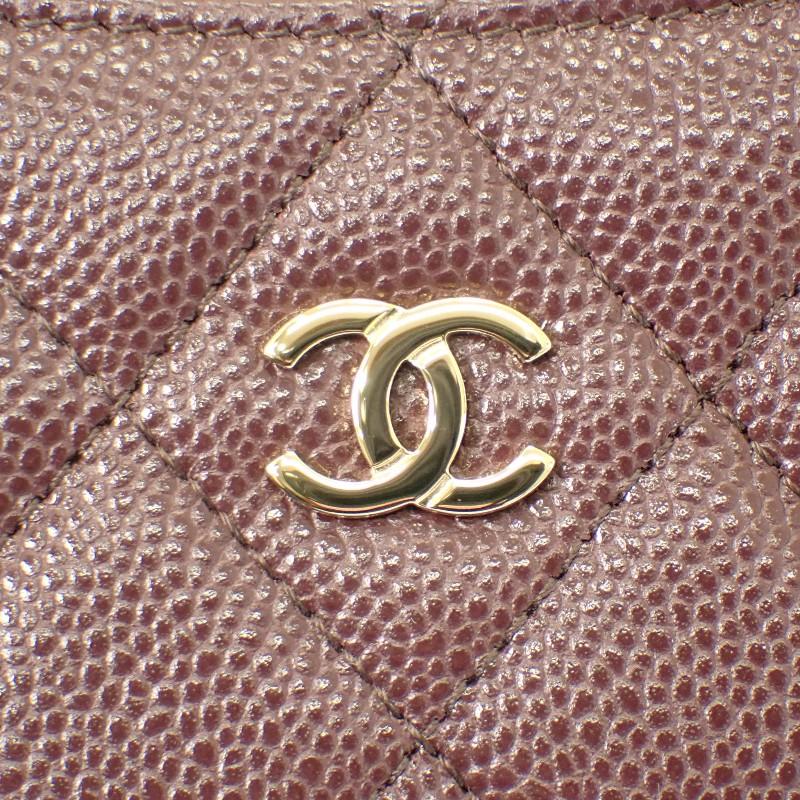 Chanel AP3179 Etui na karty Bordeaux Damskie