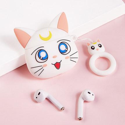 Applicable AirPods 1 Protective Case Cute Cartoon Silicone 1st Generation 1st Generation 4th Generation New 3rd Generation Apple Wireless Earphone Cas