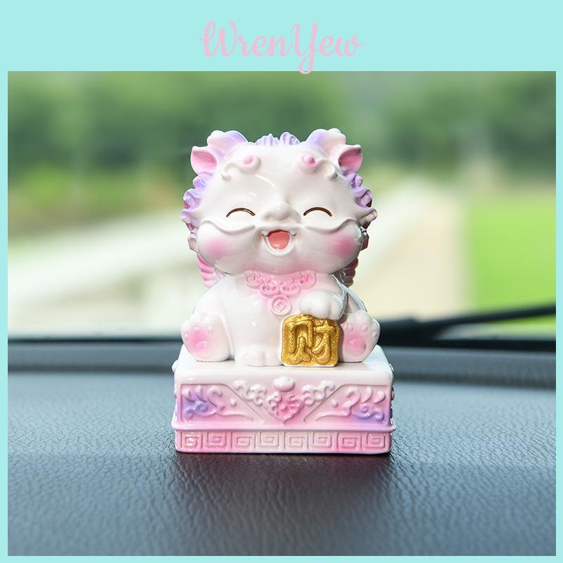 Creative Pixiu Resin Figurine With Cartoon Design For Home Office Decor And Gift Giving