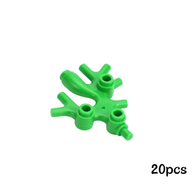 Non-Toxic Moc Building Blocks Plant Bush Tree Flower Grass Diy Buildingparts Creative Bricks 2417 2423 4727 6255 30176 33291 32607 Toys