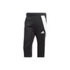 Tiro 24 3/4 Pants Asia Sizing 'Black White' Men's IJ7671