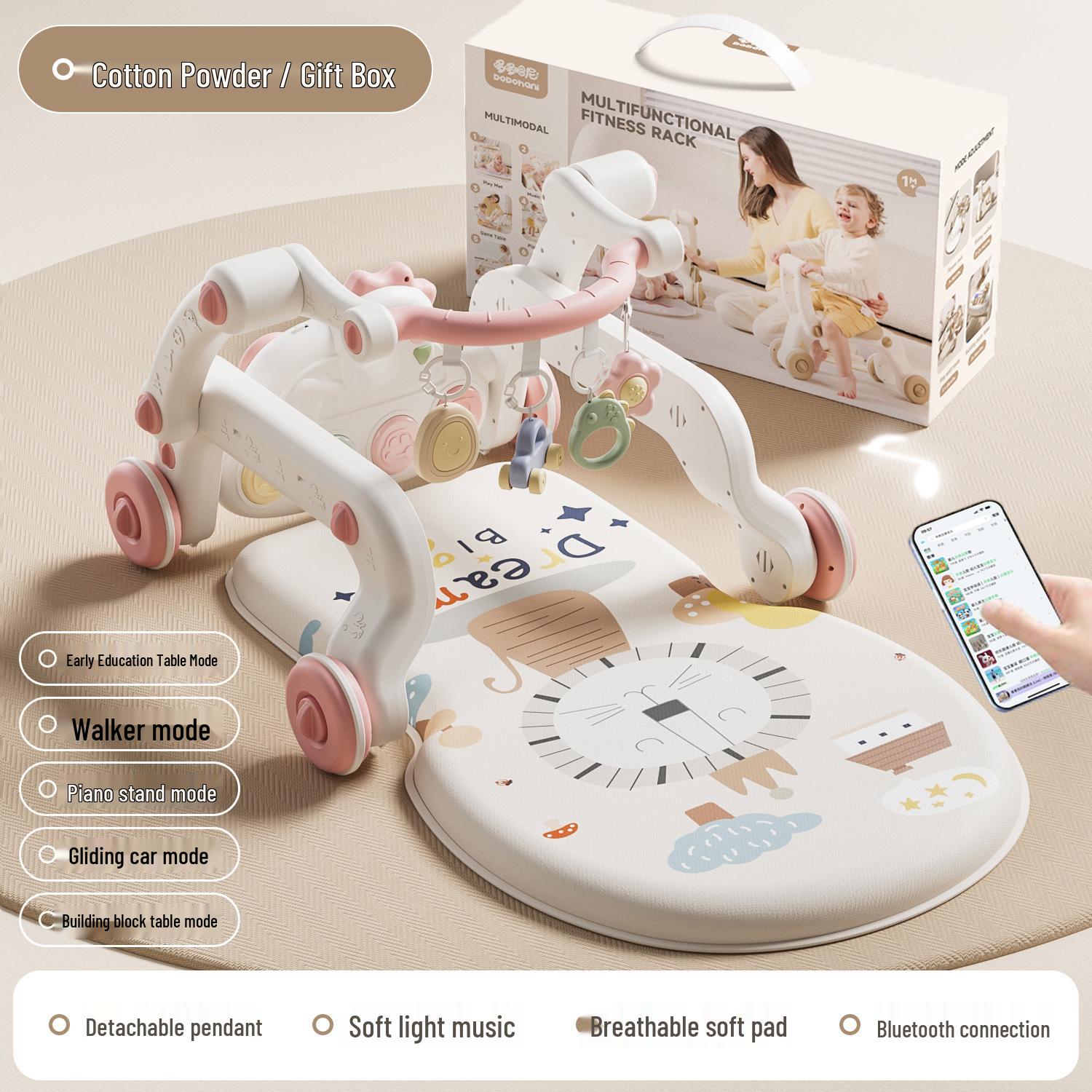 

Newborn Baby Gym with Piano and Educational Play Mat for 0-12 Months Basic Version