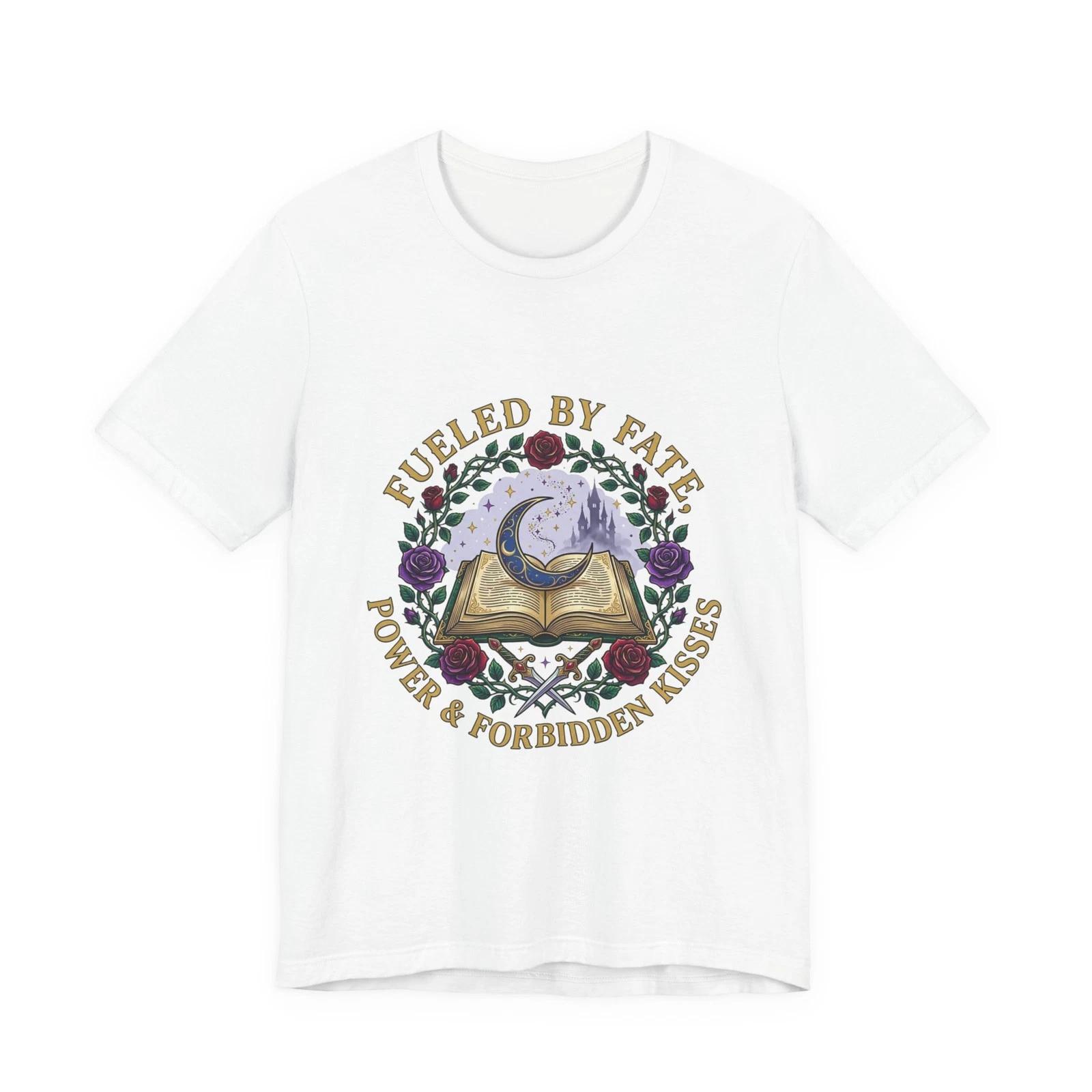 Fueled by Fate Book Tee | Romantasy, enchanted gothic reader S