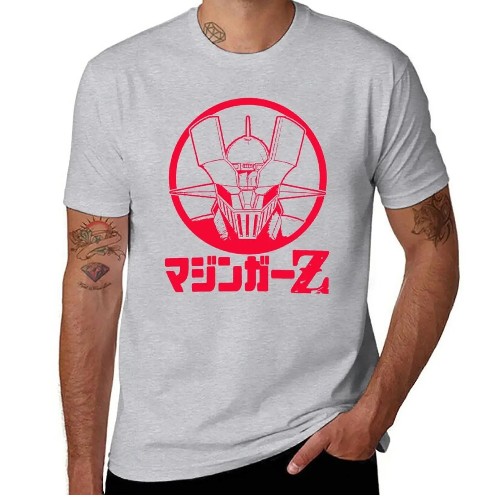 Mazinger TShirt boys whites anime clothes quick drying designer t shirt men S