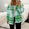 2025 New Autumn and Winter Women's Casual Lapel Long-sleeved Cardigan Woolen Jacket