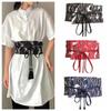 Chinese Style Cloth Wide Belt Embroidered Hanfu Cummerbunds Simple   Women