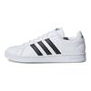 adidas Grand Court Base White Black Unisex Sneakers Cloud-White Core-Black Dark-Blue EE7904
