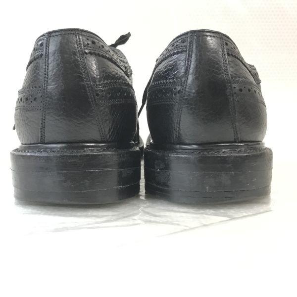 Florsheim Imperial Quality 80s-90s Vintage Long Wingtip 12E 29.5-30.0 Black(USED)