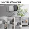 New Kitchen Sponges Holder Self Adhesive Sink Sponges Drain Drying Rack 304 Stainless Steel Storage Holder Kitchen Sink Accessor