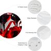 Waterproof Shower Curtain with Romantic Wine Glasses and Roses Print 180x180cm Bathroom Decor Fabric Shower Curtain