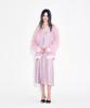 Wordog Bias Cut Acetate Drift Slit Dress Lavender