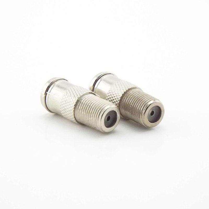 F Type Coax Coaxial Cable Adapter Quick Plug RF F Female Head SocketConnector Male To Female M/F Plug