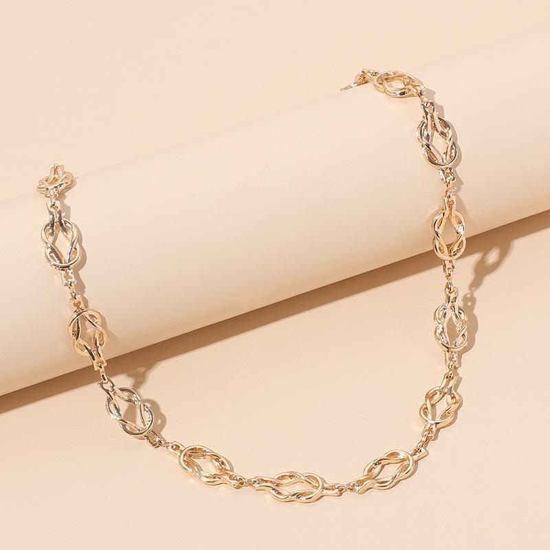 Niche Ins Chinese Knot Necklace Tide, New Accessories Hip-hop Short Choker Jewelry