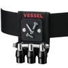 VESSEL Quick Catcher Triple Holder with Magnet, Black, QB-10MB3K