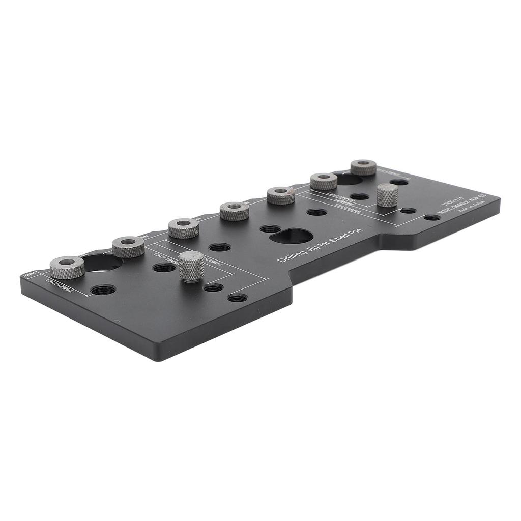 Shelf Pin Drilling Jig Aluminum Alloy Shelf Pin Drill Guide Hinge Hole Opener Locator for Cabinet