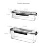 Noodle Storage Box Food Grade Storage Container Canned Spaghetti Hanging Noodles Box Sealed Jar For Whole Grains And Cereals YLE606