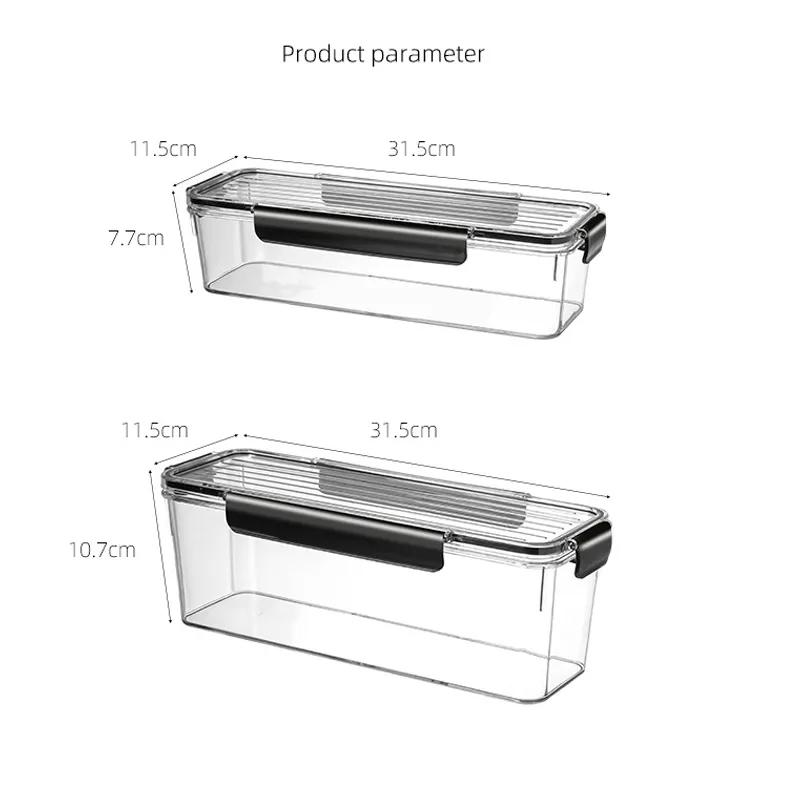 Noodle Storage Box Food Grade Storage Container Canned Spaghetti Hanging Noodles Box Sealed Jar For Whole Grains And Cereals YLE606