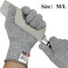 Grade 5 Cut Resistant Gloves Kitchen HPPE Scratch Resistant Glass Cutting Safety Protection for Gardeners Safety Guantes