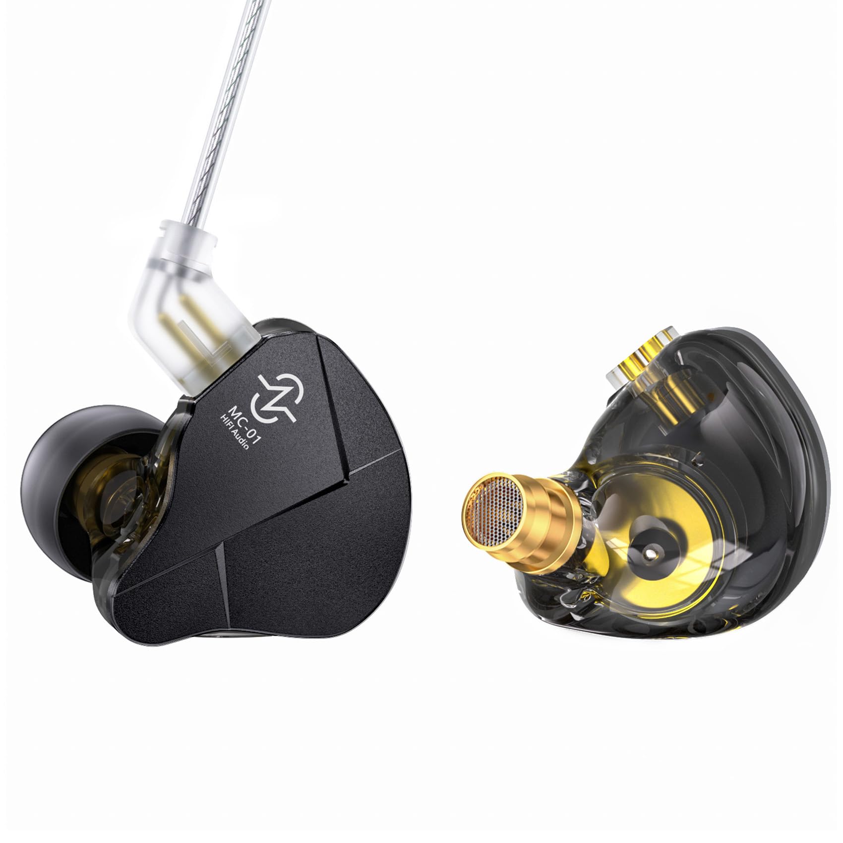 

комфортні Yinyoo CCZ Soul Провідні Ігрові 1DD HIFI Звук Глибокий Шум 10мм ПЕТ Подвійний Магнітний Динамічний Високі Яскраві та Насичені Сумісні з усіма чорний