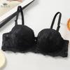 New Women Bras Sexy Lace Push Up French Style Lingerie Soft Deep V Top Breathable Thin Bralette Bras