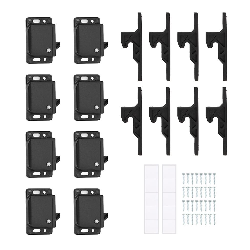 8 Sets RV Cabinet Latch Pressure Resistant RV Drawer Latches and Catches for Motor Home Cargo Trailer