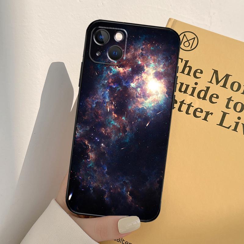 Space For Galaxy Universe Phone Case For iPhone 17 16 15 14 13 12 11 Pro Max mini XR 16e 15 16 Plus 17 Air Full Cover