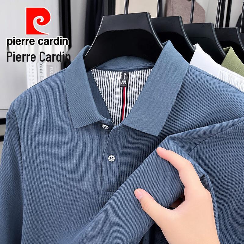 Pierre Cardin Men's Autumn Business Casual Long-Sleeve Polo Shirt