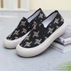Shoes women's spring and summer new women's single shoes fashion women's versatile canvas soft sole is not tired, one pedal is breathable and light