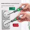 Elektriker Multifunktions Smart Induktionsschraubendreher: Stift-Tester für Kabelbrüche & Stromleckage, Hohes Drehmoment, Schlitz/Phillips.